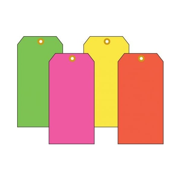 Accuform FLUORESCENT BLANK CARDSTOCKS TAGS 6 TBB607FYP TBB607FYP - main